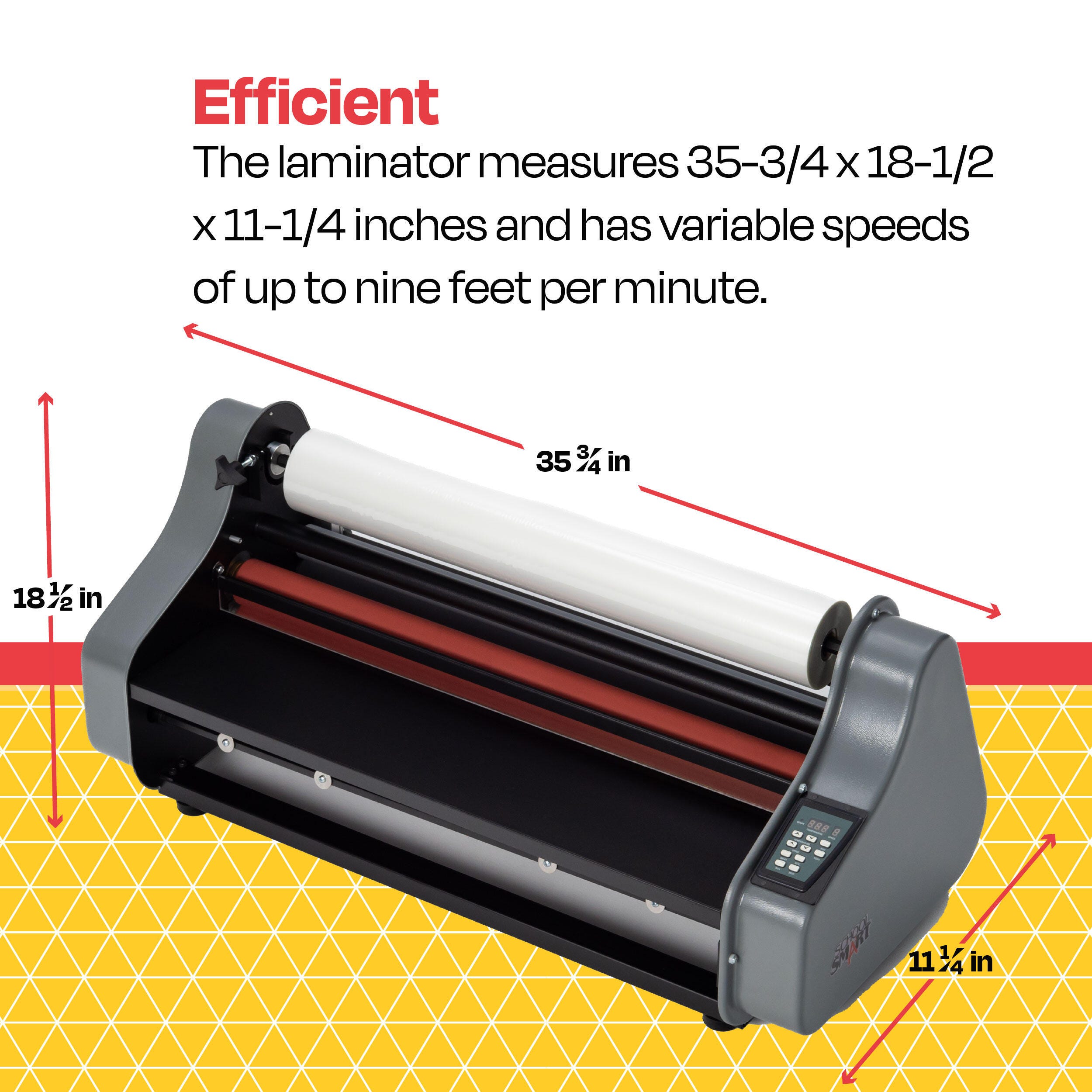 School Smart Deluxe Laminating System Kit, 27 Inches